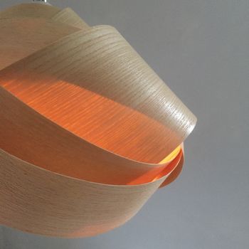Asymmetric Knot Wooden Lampshade, 4 of 12