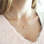 Fine Recycled Rose Gold Tiny Star Necklace, thumbnail 1 of 5