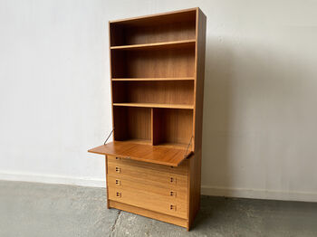 Danish Mid Century Teak Wall Unit By Sejling Skabe, 10 of 12