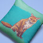Fox Woodland Animals Cushion, thumbnail 5 of 7