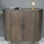 Industrial Oval Metal Cabinet, thumbnail 1 of 3