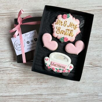 Personalised Wedding Biscuit Gift, 3 of 5