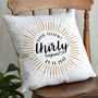 Personalised Calligraphy 40th Cushion, thumbnail 2 of 3