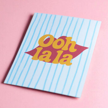Ooh La La Retro Typography Art Print, 2 of 2