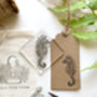 Seahorse Rubber Stamp, thumbnail 3 of 6