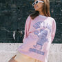 Let's Lilo Women's Slogan Sweat With Pool Float Graphic, thumbnail 2 of 4