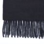 Classic Cashmere Scarf Navy, thumbnail 3 of 3