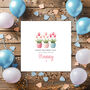 Customisable Granny Mother's Day Card: Potted Tulip Design, thumbnail 3 of 5