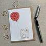 Personalised Samoyed Birthday Card, thumbnail 1 of 3
