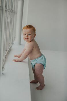 'Azure' Modern Cloth Nappy By Pēpi Collection, 8 of 12