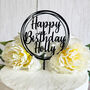 Personalised Acrylic Birthday Cake Topper Custom Name, thumbnail 3 of 7