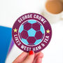Personalised Football Team Coaster, thumbnail 11 of 11