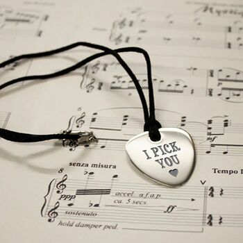 Personalised Keepsake Guitar Pick Pendant, 2 of 3