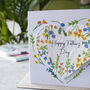 Father's Day Wildflower Seed Heart Card, thumbnail 8 of 9