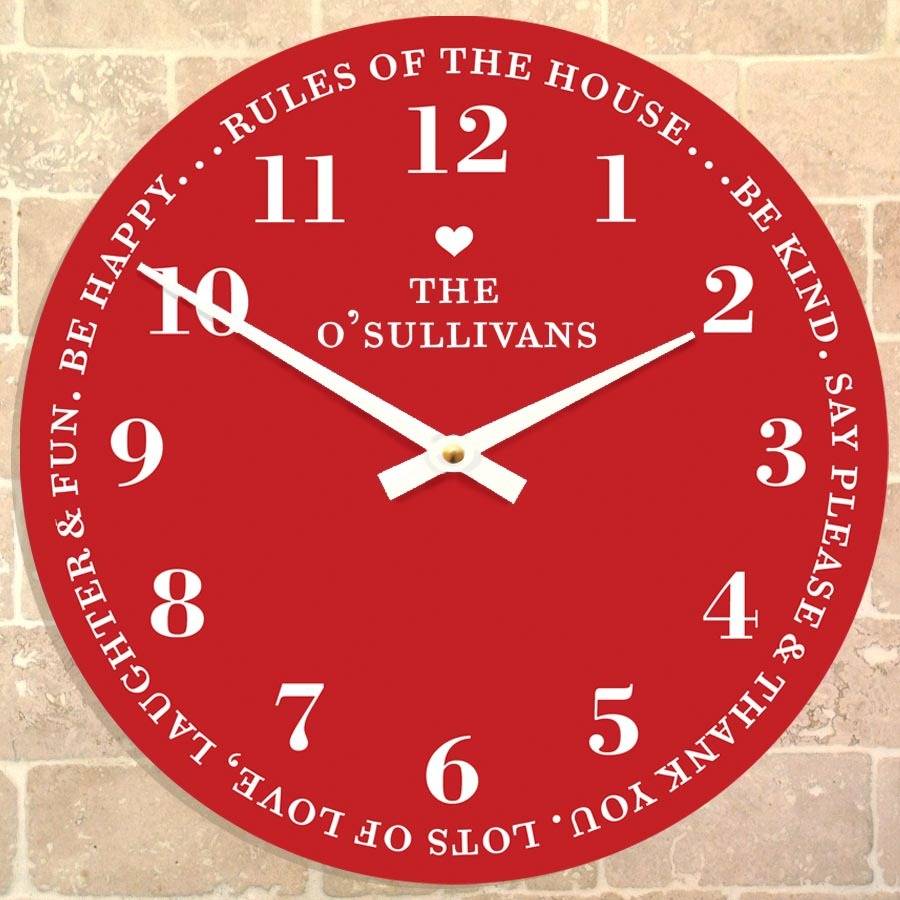 Personalised Family Time Clock
