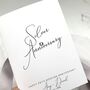 25th Silver Jewel Personalised Anniversary Card, thumbnail 2 of 4