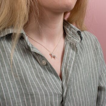 Staffordshire Bull Terrier Sterling Silver Necklace, 3 of 9