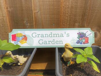 Personalised Gardening Sign, 2 of 2