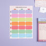 Magnetic Couples Weekly Fridge Planner A4|Citrus Splash, thumbnail 3 of 6
