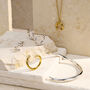 Birthstone Open Flow Pendant Necklace, thumbnail 9 of 12