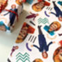 Cilla Inspired Wrapping Paper, Retro Camp 80s Gift Wrap, thumbnail 3 of 12