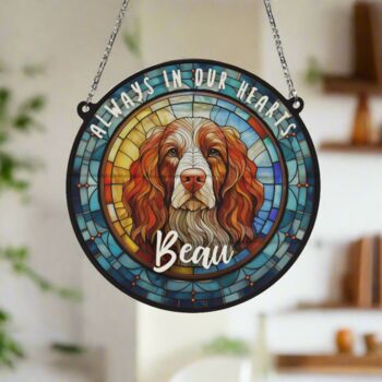 Cocker Spaniel Memorial Suncatcher, 5 of 8