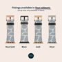 Sage Giraffe Print Vegan Leather Apple Watch Bands, thumbnail 3 of 7