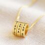 Personalised Gold Sterling Silver Bead Necklace, thumbnail 6 of 11