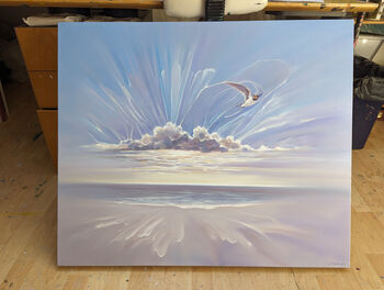 Swallow Arrives Oil Painting, 3 of 9