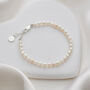 Girl's Promise Sterling Silver Pearl Bracelet, thumbnail 1 of 5