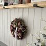 Cottage Style Dried Flower Wreath, thumbnail 2 of 8