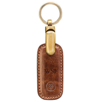Luxury Leather Key Ring. 'The Ponte', 2 of 9