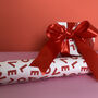 Valentine's Block Love Wrapping Paper, thumbnail 6 of 7