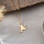 'Good Luck' Sterling Silver Frog Necklace, thumbnail 4 of 10