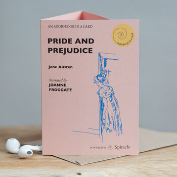 Jane Austen's Pride And Prejudice Audiobook Gift For Book Lovers, 2 of 12
