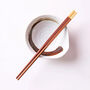 Personalised Non Slip Wooden Chopsticks With Gift Box, thumbnail 2 of 6