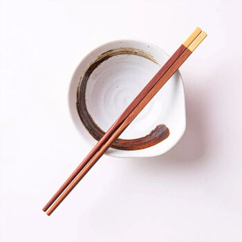 Personalised Non Slip Wooden Chopsticks With Gift Box, 2 of 6