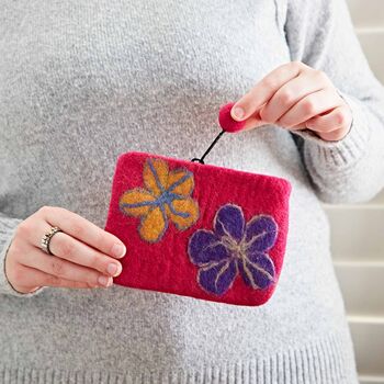 Felted Flower Purse, 4 of 6