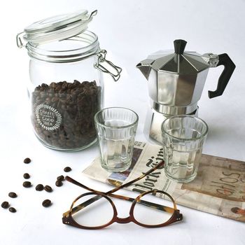 Coffee Is Always A Good Idea Glass Storage Jar, 2 of 8