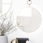 Round Loop Brass Mirror, thumbnail 1 of 2