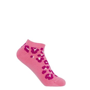 Leopard White And Pink Women's Trainer Socks Bundle, 3 of 7