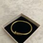 Gold Nail Bangle/Bracelet, thumbnail 5 of 6