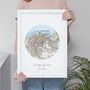 Our Special Place Personalised Handmade Map Print, thumbnail 6 of 11