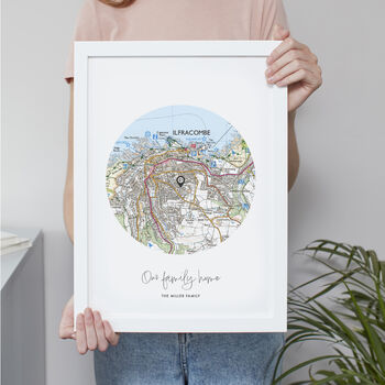 Our Special Place Personalised Handmade Map Print, 6 of 11