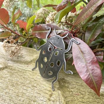 Ladybird Mobile Insect, Metal Art For Home And Garden, 12 of 12