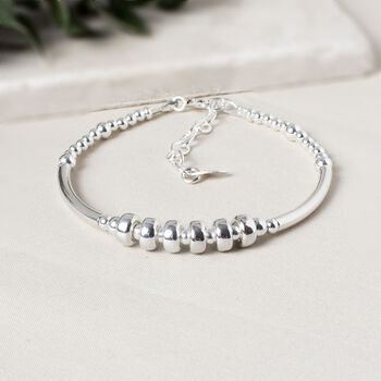 60th Birthday Bracelet, Kate, Sterling Silver, 3 of 6