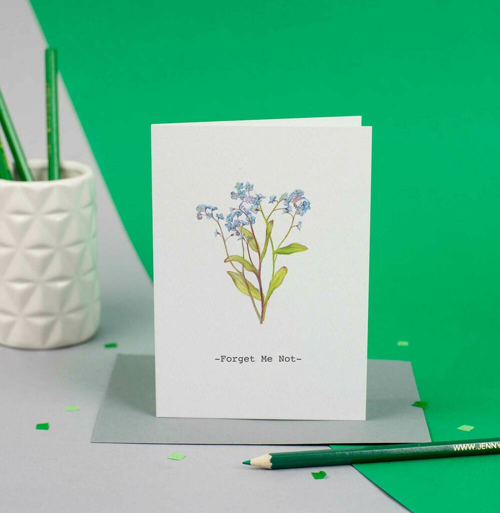 Personalised Herbs And Flowers Greetings Card, 1 of 12