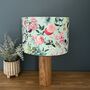 Pale Green Bold Floral Velvet Lampshades, thumbnail 3 of 9