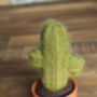 Mini Knitted Cactus In Pot, thumbnail 6 of 9