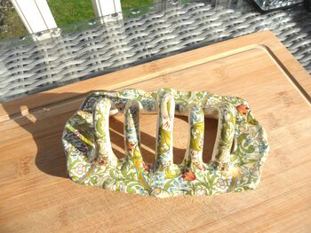 Toast Rack In William Morris Golden Lily Design, 8 of 10
